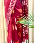 Maroon Chanderi Silk Saree | Handcrafted Elegance by Shriyyum Handloom