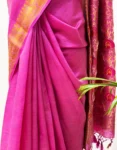 Pure Mulberry Silk Saree in Royal Mauve with Handwoven Golden Zari Border & Rich Pallu – Shriyyum Exclusive